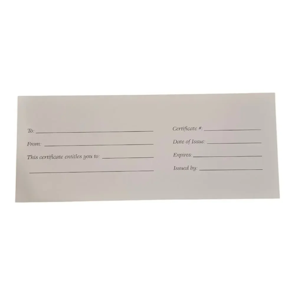 Holiday Season Professional Massage Therapist Gift Certificates Bundle of 15